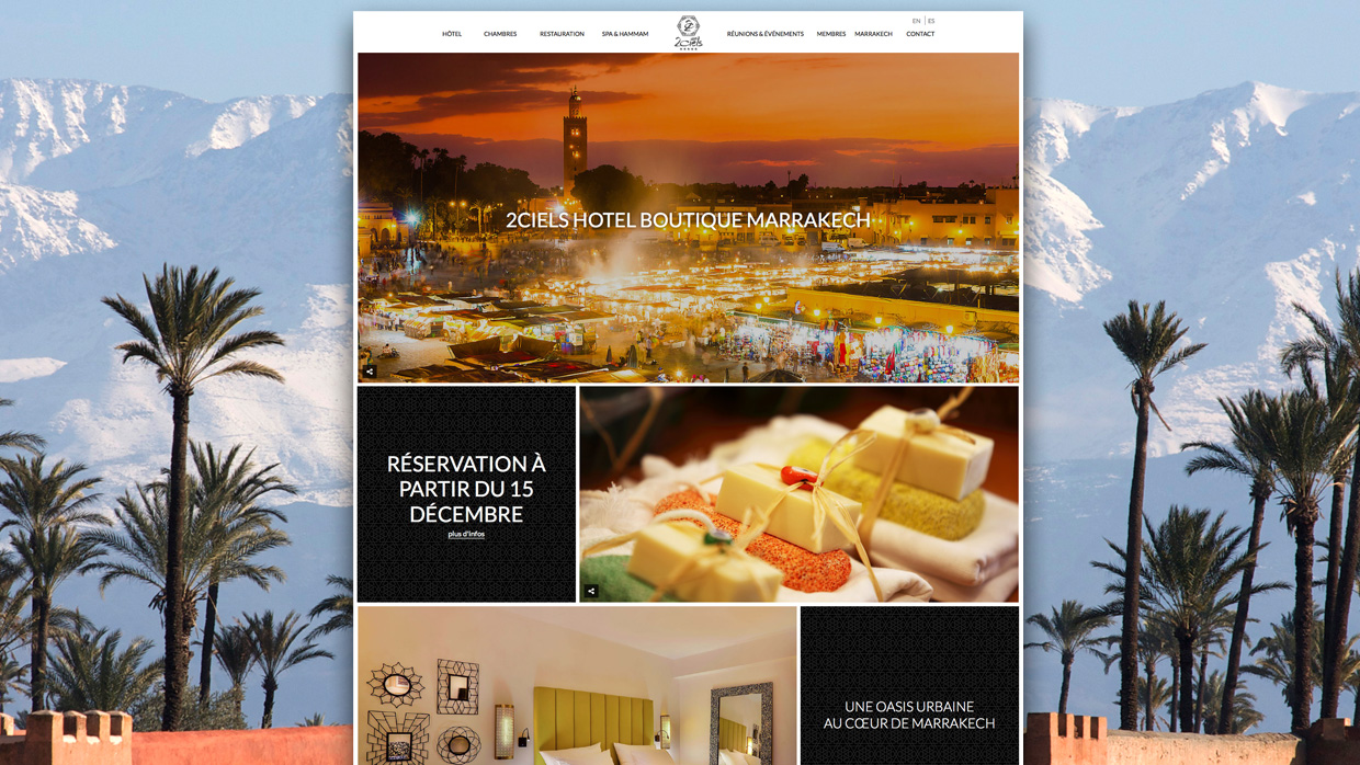 Home web 2Ciels Hotel Marrakech